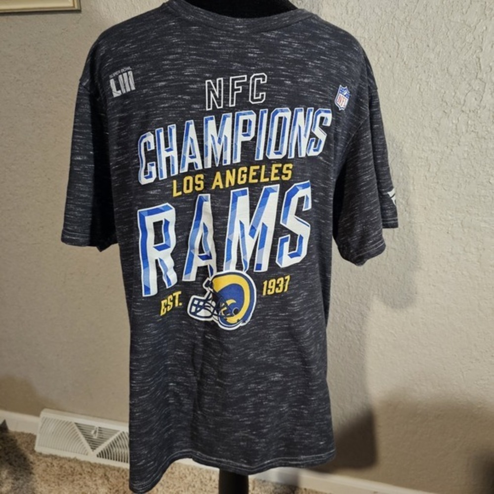 Los Angeles Rams NFC‎ Champions Super Bowl LVI Football T Shirt Men's M